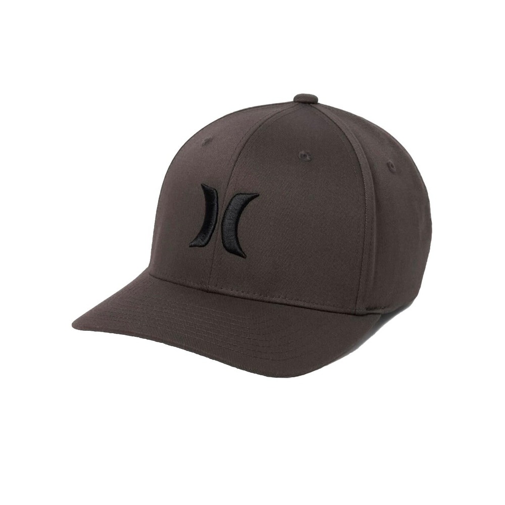 Hurley Men's Flexfit One and Only Hat Dark Grey New